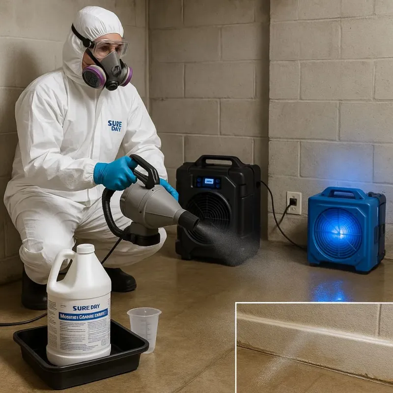 Sanitization and Odor Removal process in Fennimore, WI